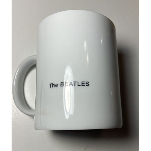 Vintage White The Beatles Rock Band Coffee Mug MINTY - Picture 2 of 4